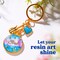 LET'S RESIN Pearlescent UV Resin, 10 Colors Colored UV Resin, Low Odor & Minimal Bubbles for Resin Casting and Coating, Jewelry Making, Decoration(20g Each)